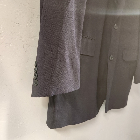 Loro Piana -Hugo Boss Blazer 44L Made in USA‎ Business Professional Classic Wool - Picture 12 of 13